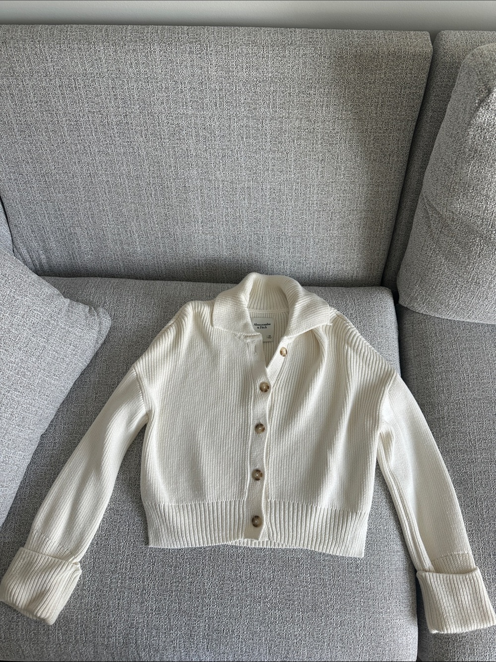 Abercrombie Collared Cardigan Sweater